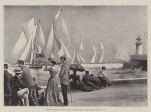 Royal Temple Yacht Club em Ramsgate, as corridas de 14 de julho de Charles John de Lacy